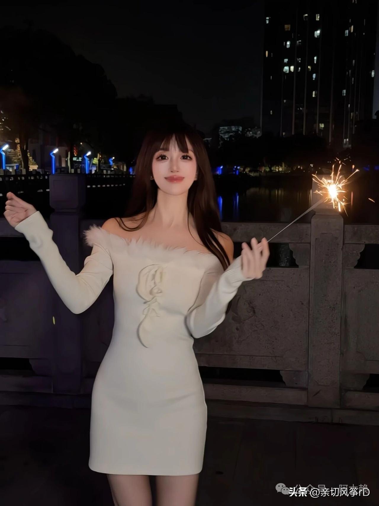 夜幕下的仙女烟火秀，点亮你的夜晚！🌟✨女生怎么搭配服装才能又酷又美 烟花仙女写