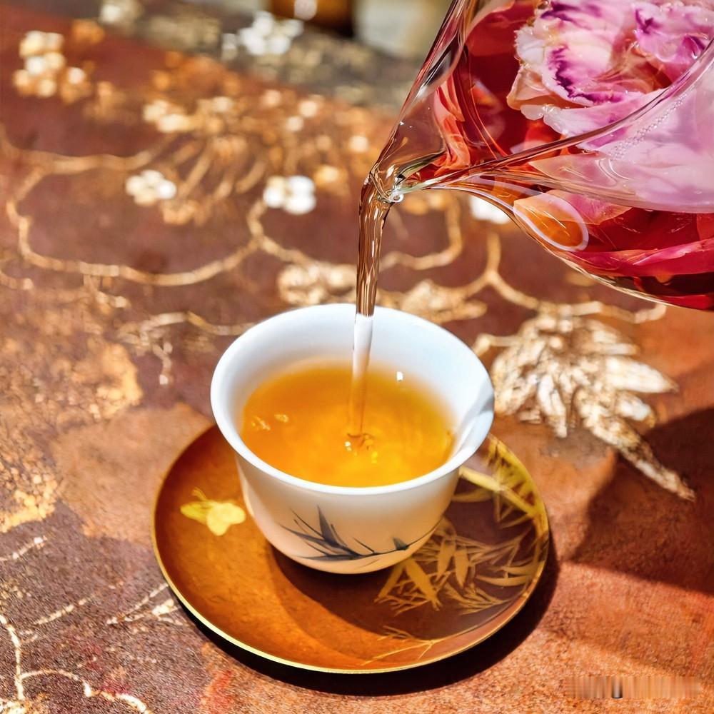 《茶境·四言风体》
茶烟袅袅，浮沉如涛。喧哗渐隐，静境自昭。
浓味若梦，淡处真筵