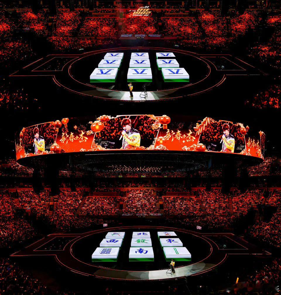 张杰在舞台上造了一个家 歌声为梁，温柔作墙，张杰把舞台酿成了满是归属感的家，一开