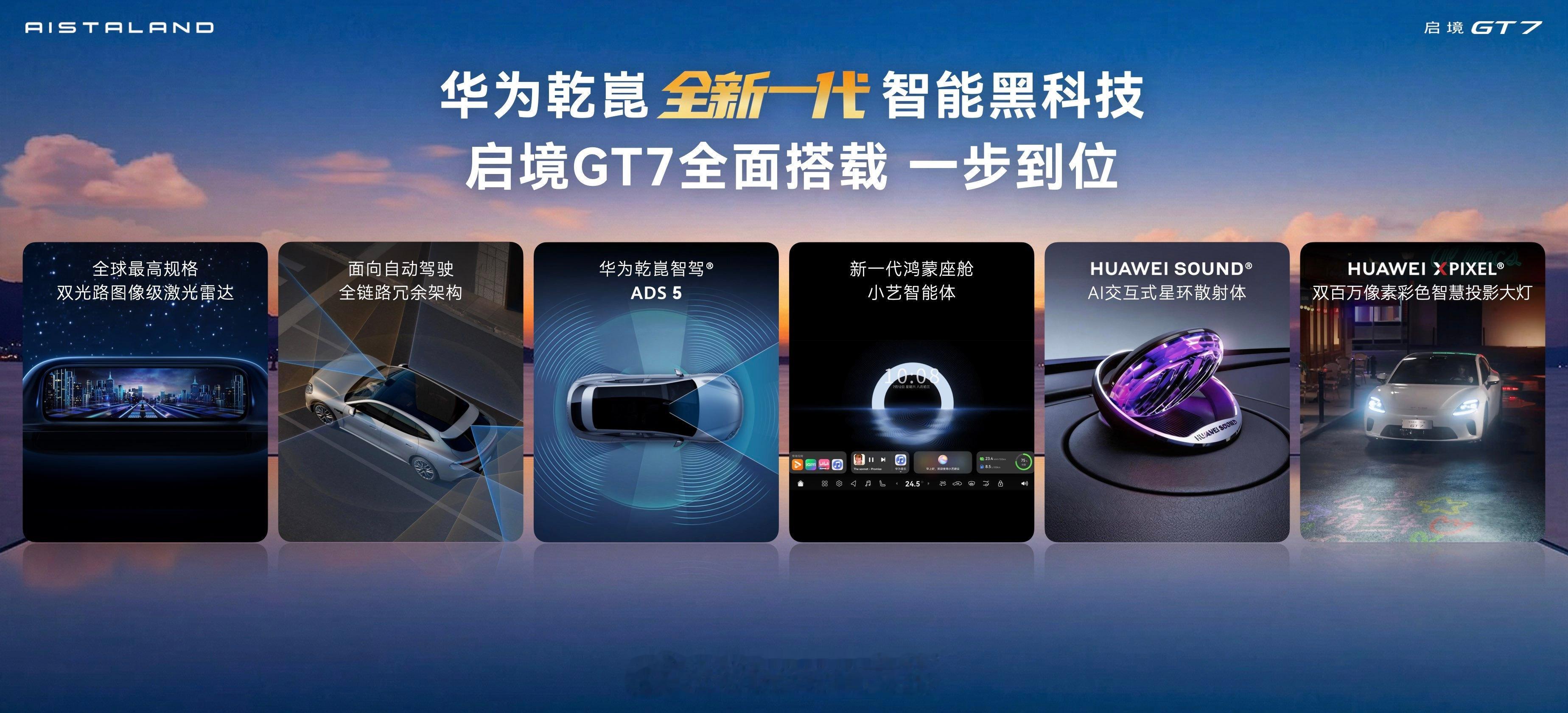 启境GT7亮相北京国际车展 启境GT7的智能黑科技：全球量产最高规格896线激光