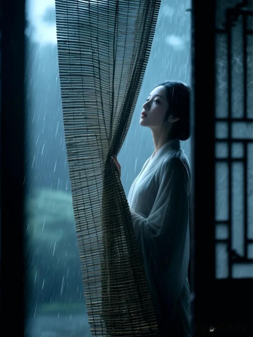 风雨难眠
 
风在肆意飘，雨也淅淅潇潇
搅得人心啊，陈抟老祖也难睡着
窗外风雨声