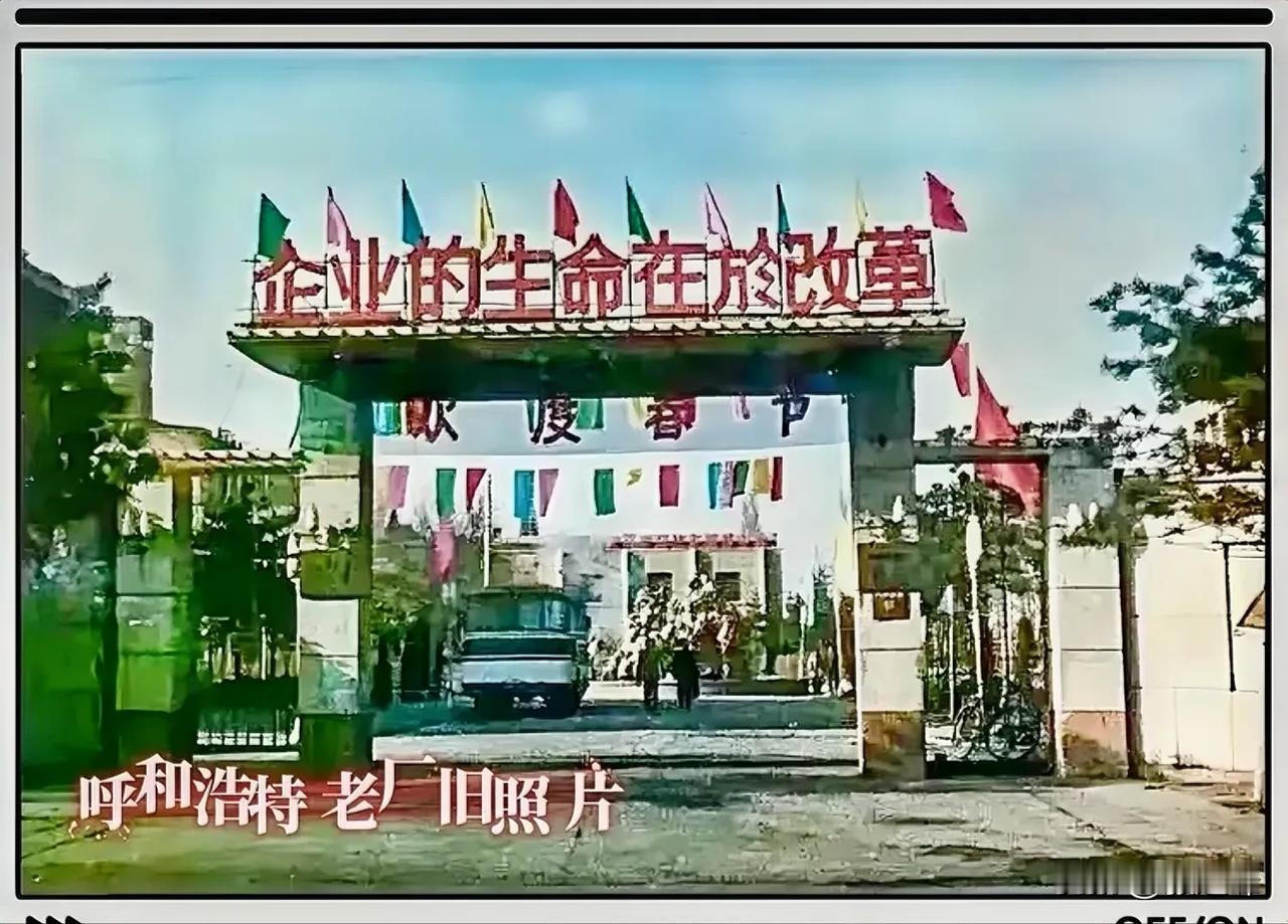 呼和浩特老厂旧照片10 ：一张旧照片一份情怀，一张消失的老厂的旧照片分享给大家，