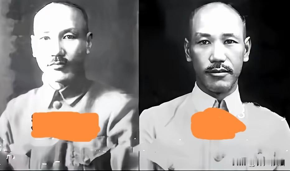 考考你的眼力。下图两个老蒋，一个真老蒋，一个替身，哪个才是真老蒋？