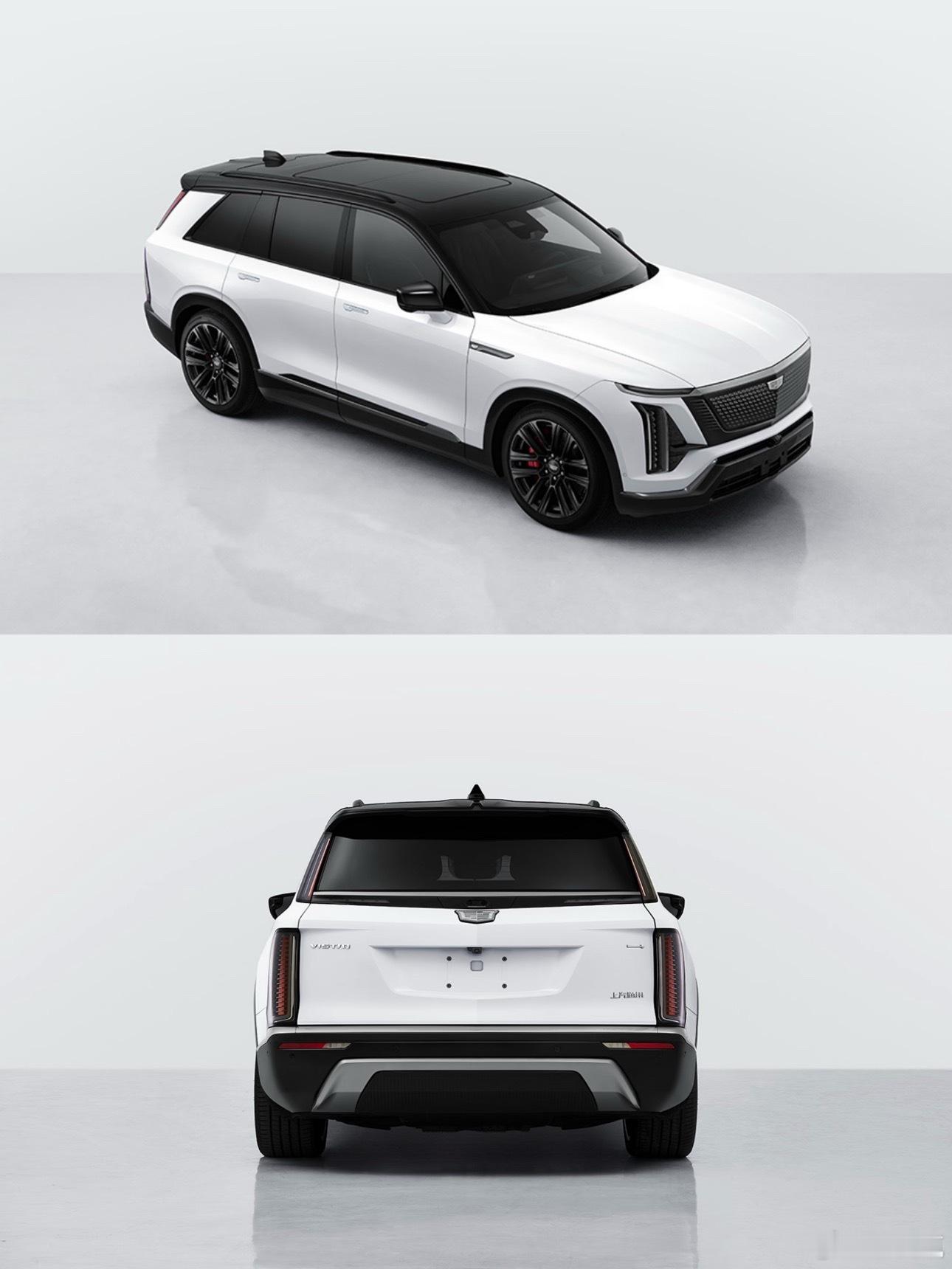 凯迪拉克VISTIQ，纯电大六座SUV，长5222，单双电机版本。看起来尺寸，尤