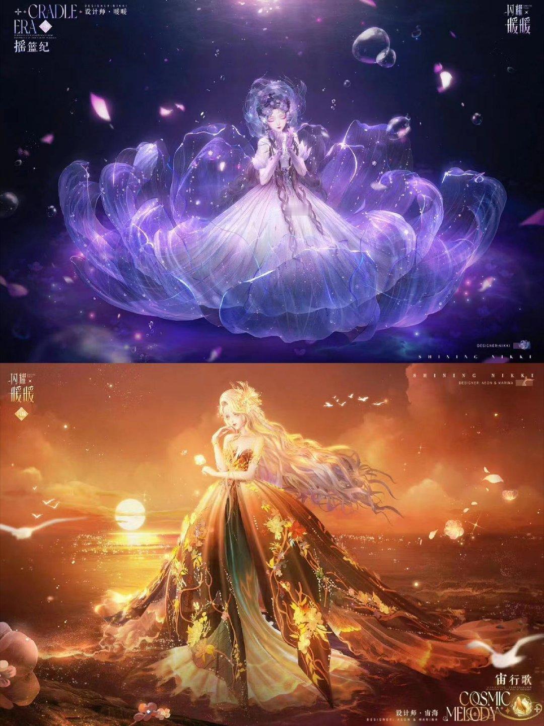 #闪耀暖暖开花裙# 闪耀暖暖的5周年来了，相信很多人已经被这个场面给惊喜到了，尤