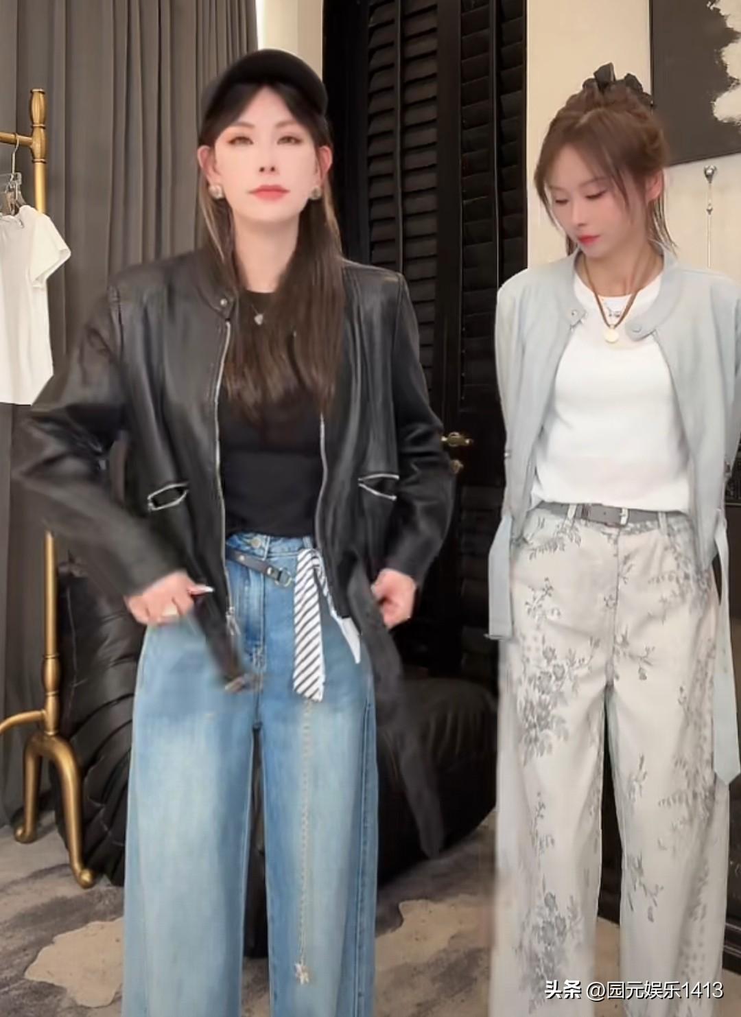 瑾夕的两个姐姐在家里面开启了直播带货。这次直播带货的是女装。
     翻看她们