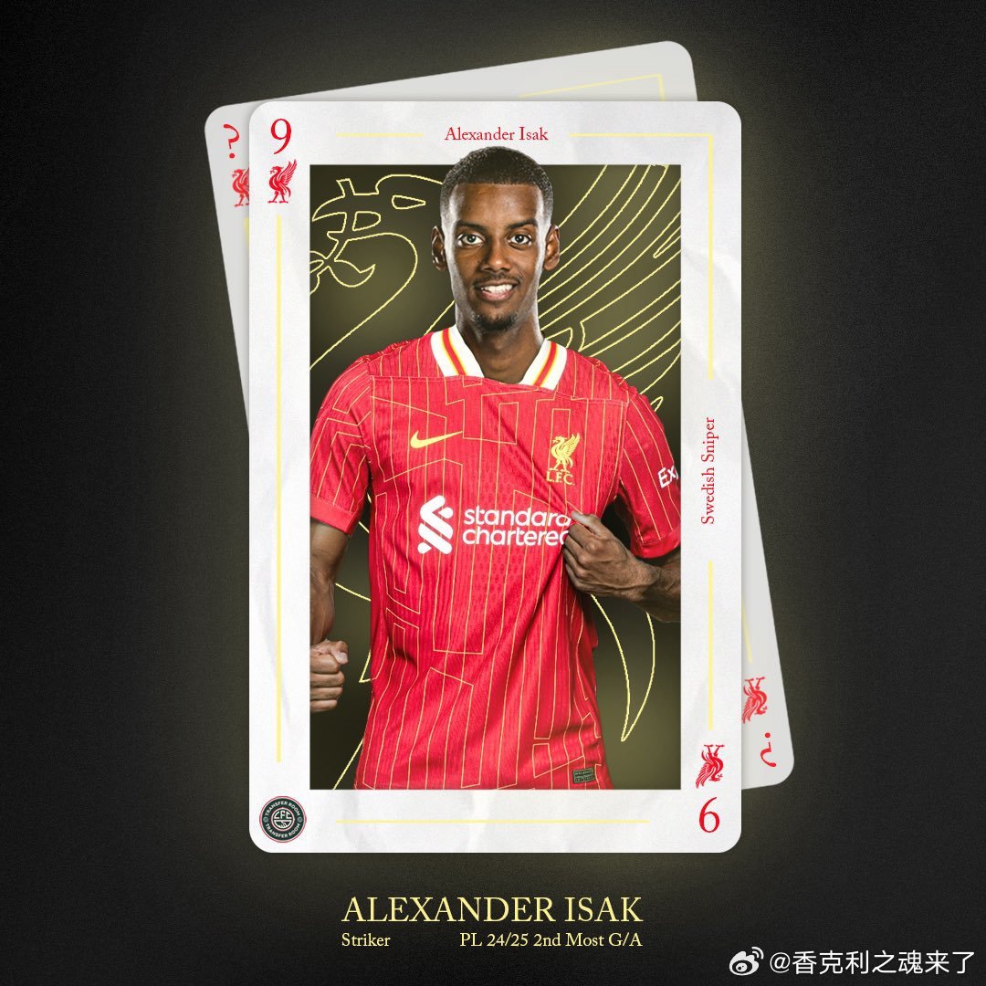 电讯报记者透露利物浦尚未对伊萨克提出正式报价，但这种情况可能会在未来几天发生变化
