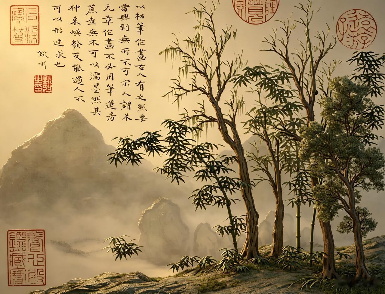 钦揖《摹古册》之一