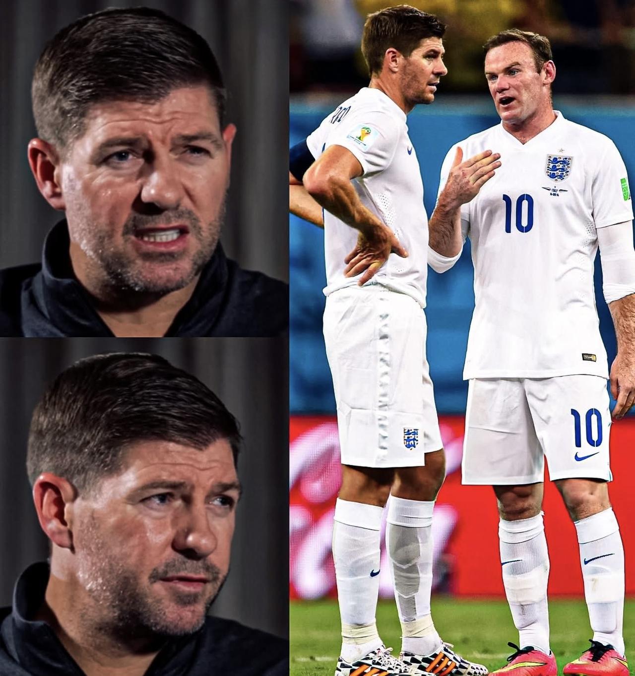 有一次英国足坛名宿 杰拉德解说 鲁尼：“有时候他挺吓人的，因为他看起来更像个拳击