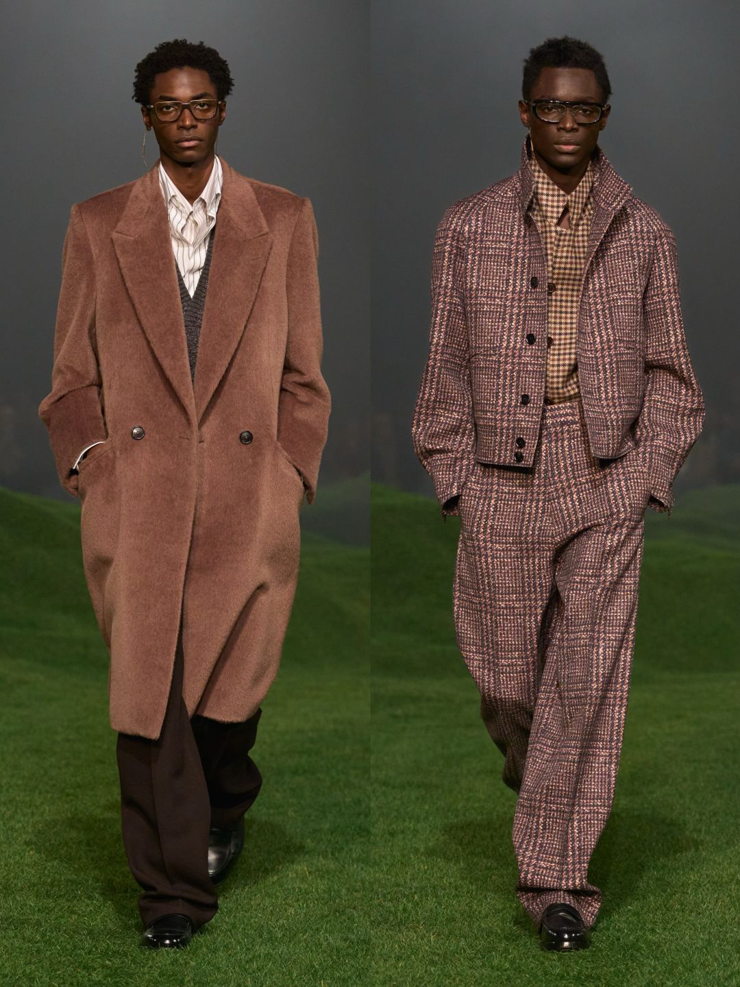 Zegna 2025秋冬男装系列以“Vellus Aureum”为主题，突出了对