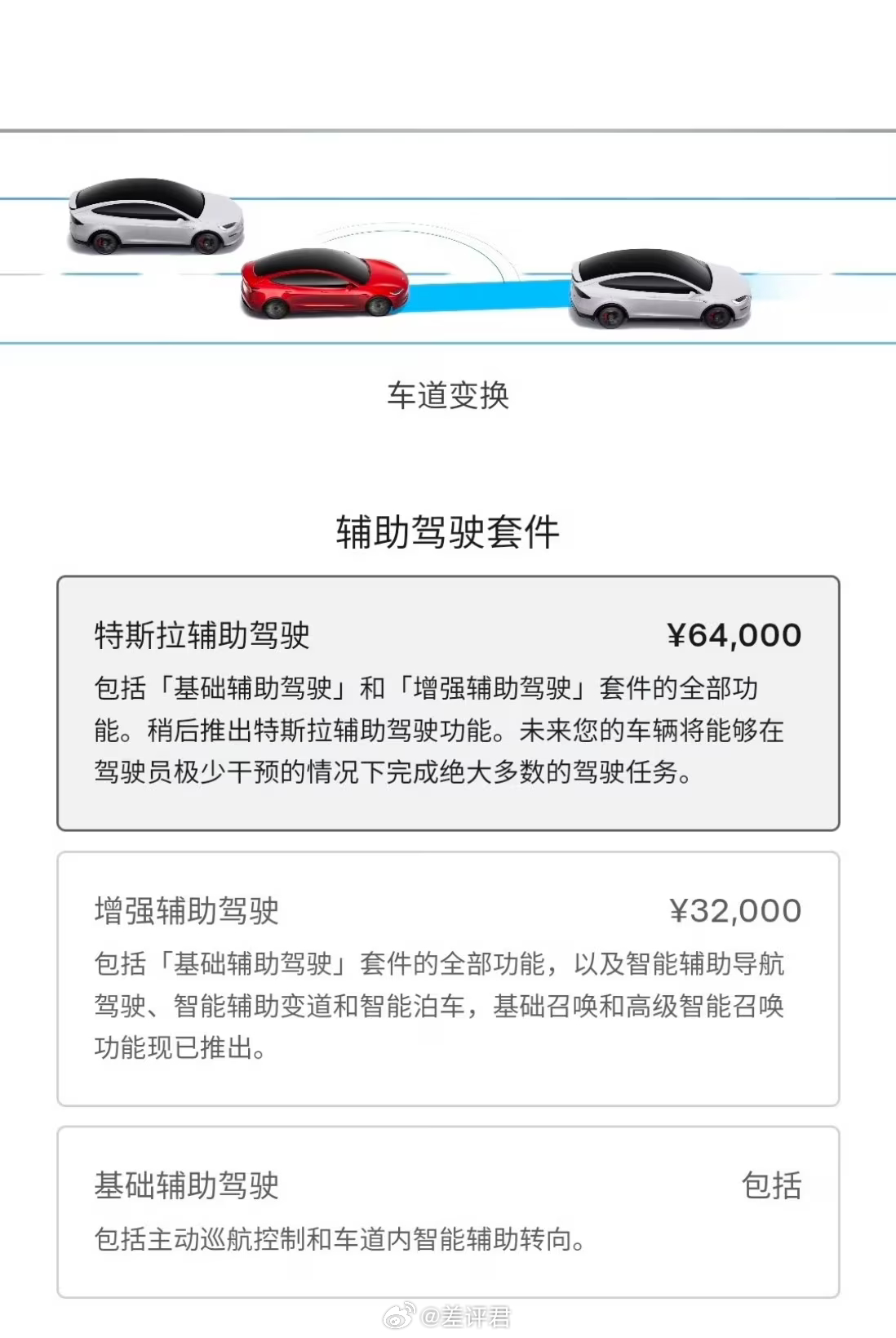 #差评说车# FSD ➡ 特斯拉辅助驾驶EAP ➡ 增强辅助驾驶特斯拉为了过审核