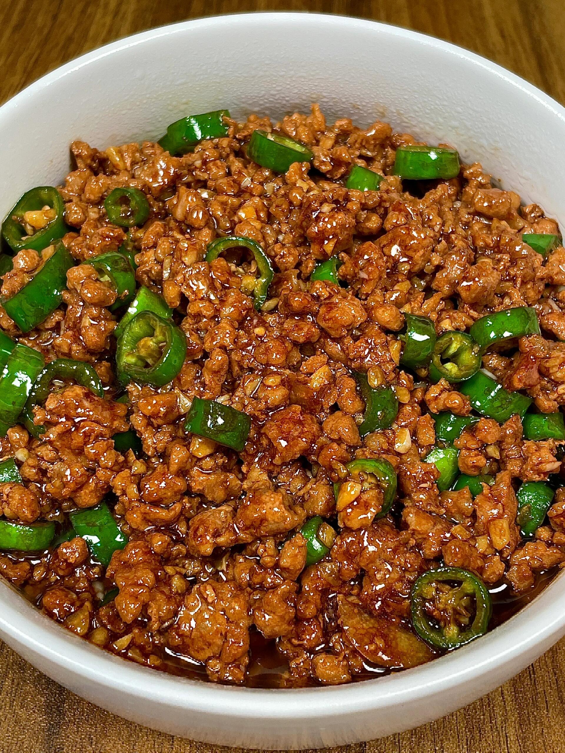 肉末炒线椒！泰香了！又是一道下饭菜！巨巨巨巨好吃！拌米饭绝绝子！家人们赶紧安排起