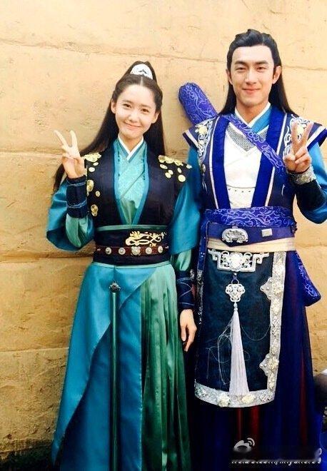 #林更新林允儿古装旧照# 九亿少女的梦林更新还和少女时代林允儿合作过[允悲][允