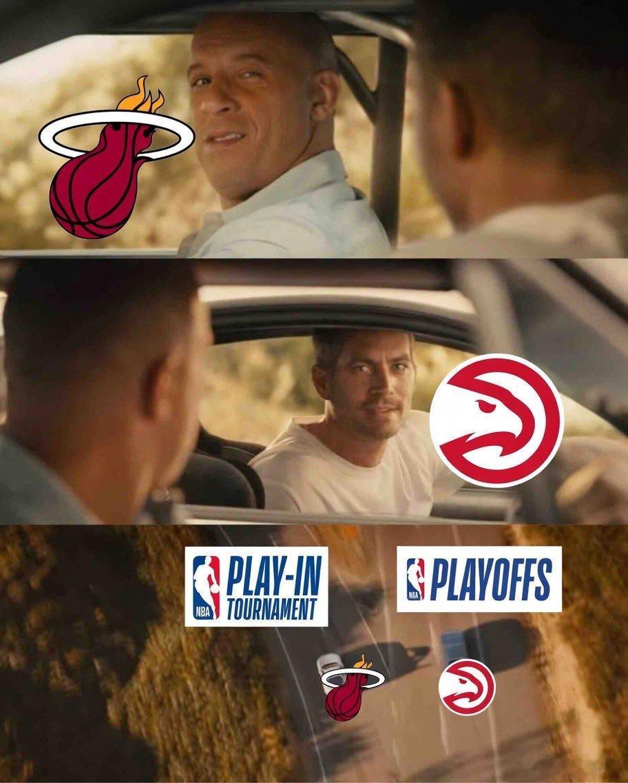 自2022年以来首次，热火和老鹰不会在附加赛中相遇。一个时代的终结。老鹰锁定东部