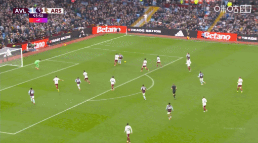 维拉绝杀阿森纳！！！布恩迪亚门前乱战破门！！！阿斯顿维拉vs阿森纳 英超联赛