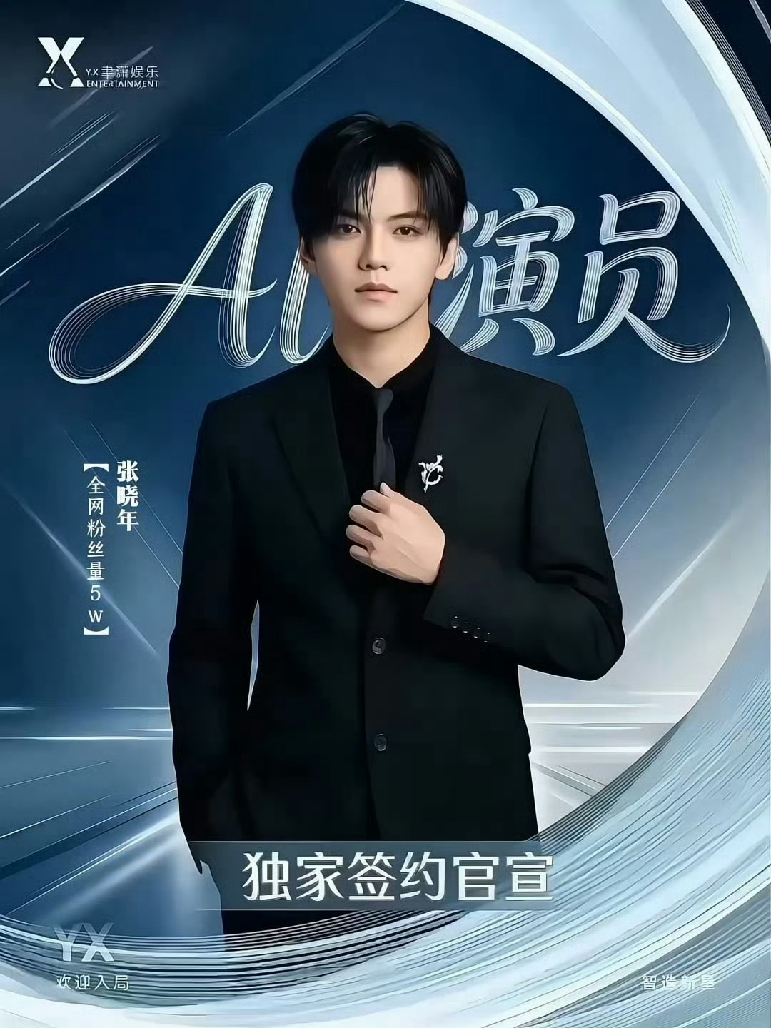 还有独家签约的AI演员啊 