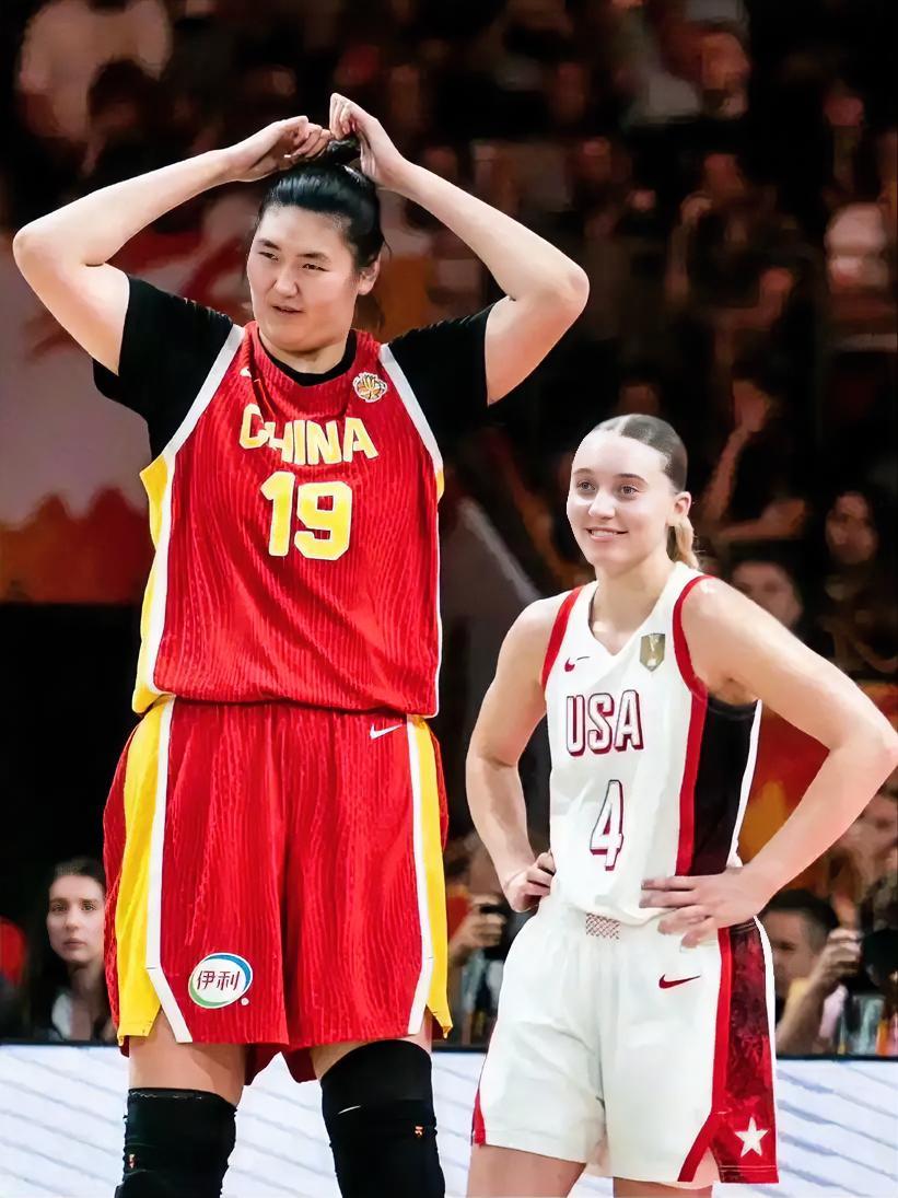 篮球名宿和球员怎样评价中国女篮以悬殊比分输给美国队？

王思雨：可能人种之间的种