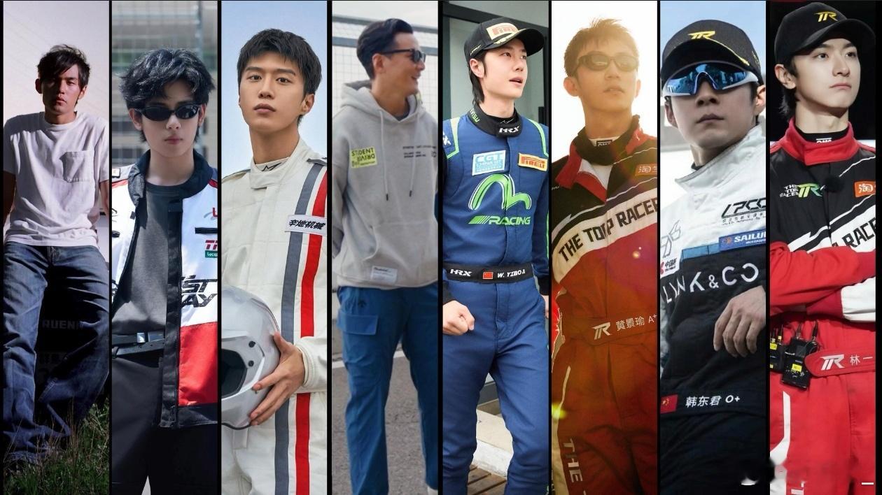 头文字D赛道的酷哥天菜们酷哥天菜们赛车帅炸了！吴彦祖神颜过弯，周杰伦撑脸杀戳回忆