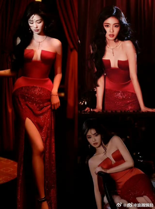 白鹿微博之夜出场的bgm唐宫奇案 微博之夜高光名场面！白鹿红裙搭配星落花火，携新