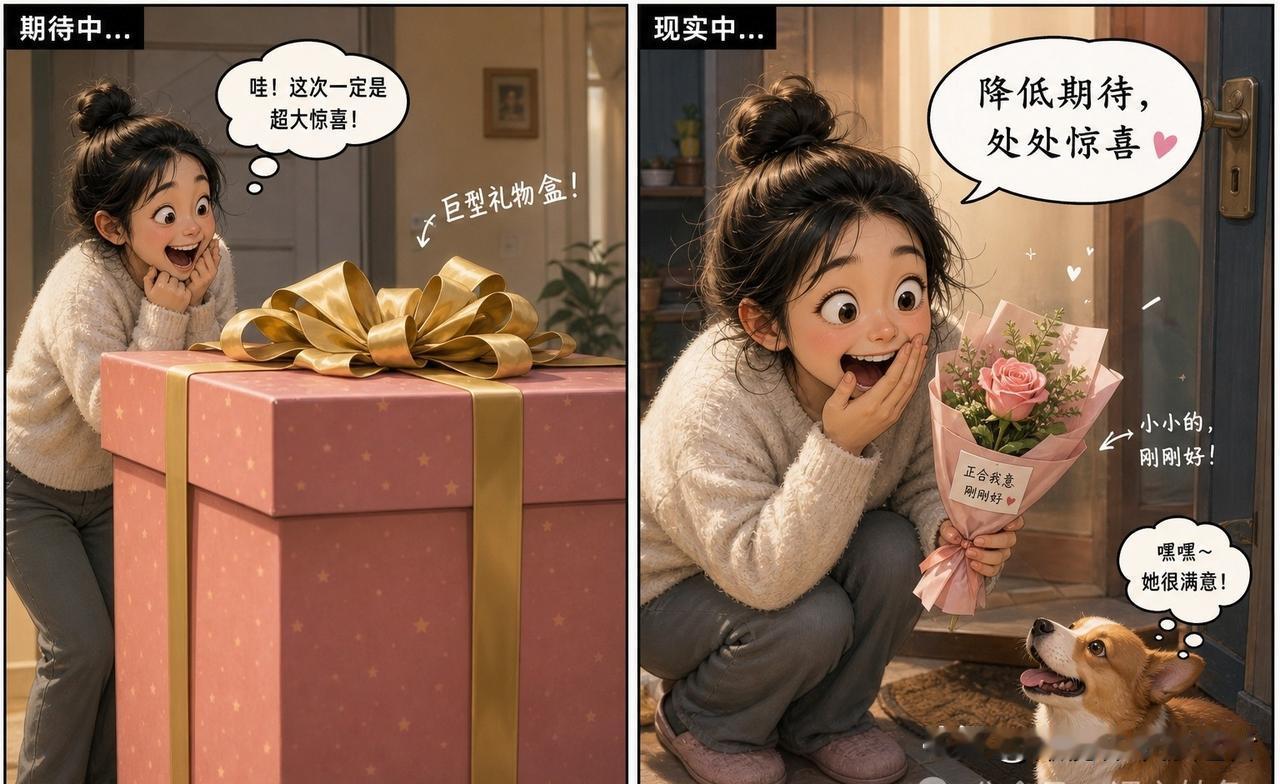 趣味漫画：降低期待小惊喜漫画小趣味