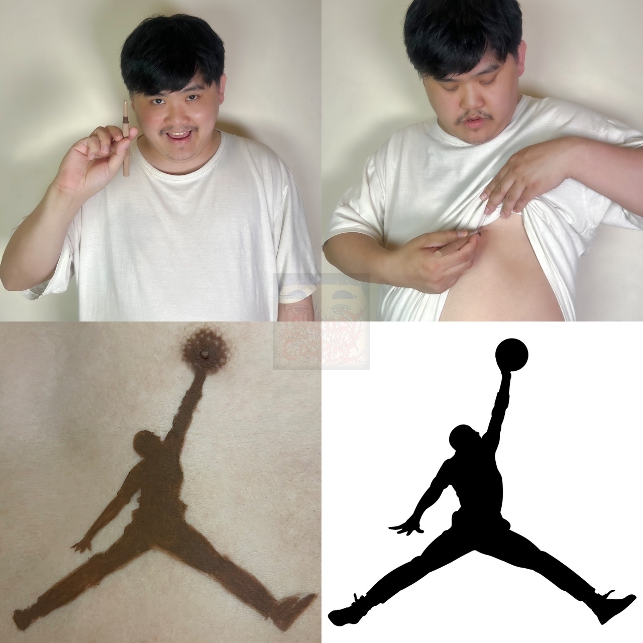泰国小哥COS乔丹Logo！可以说很形象了！[笑cry] ​​​