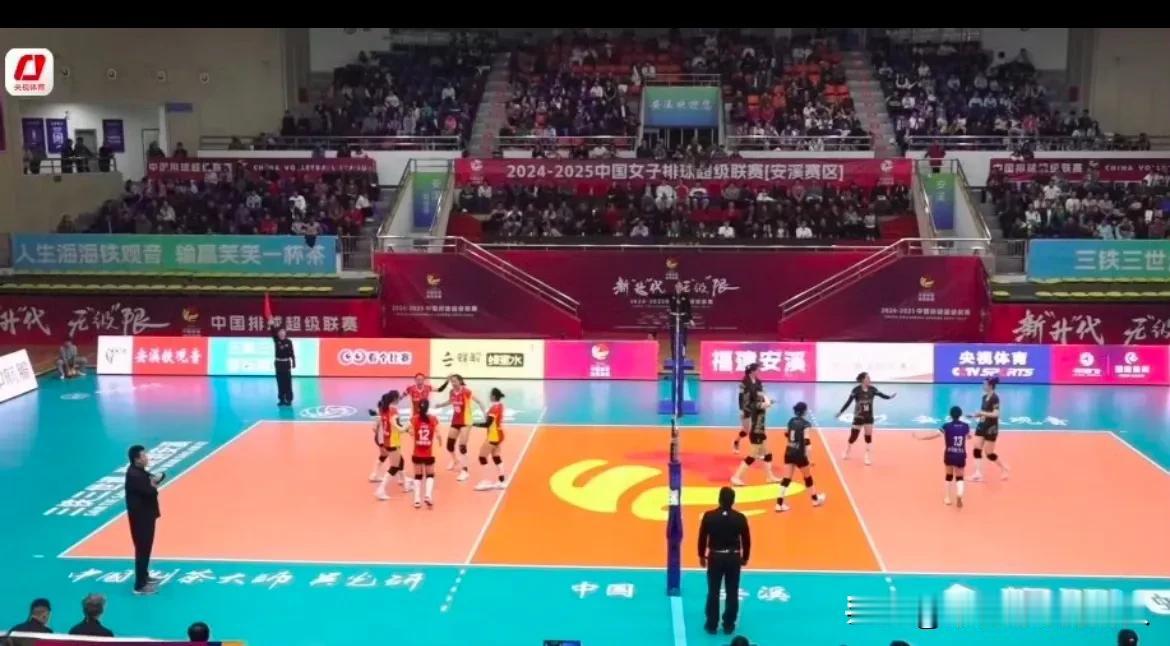 2024-2025赛季中国女排超级联赛第13轮，福建女排3-0上海女排（25-1