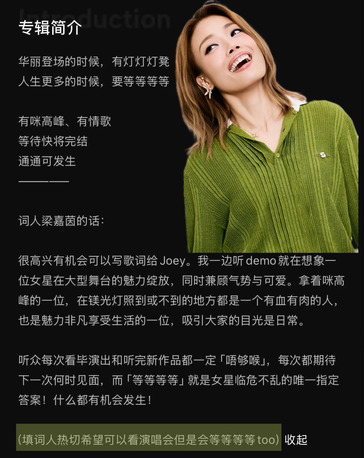 等等等等 容祖兒演唱會2027一等再等 容祖兒演唱會2027等咗好耐 容祖兒演唱