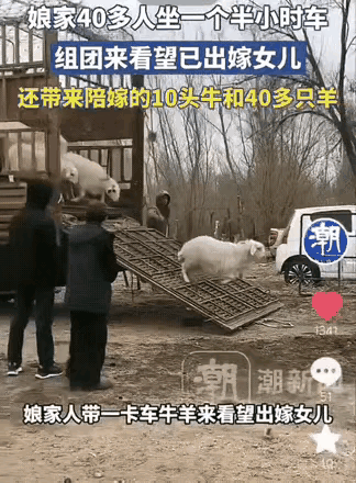 “太豪横了！”内蒙古，一女子出嫁后，娘家人四十多口人特意包下大巴车，浩浩荡荡赶往