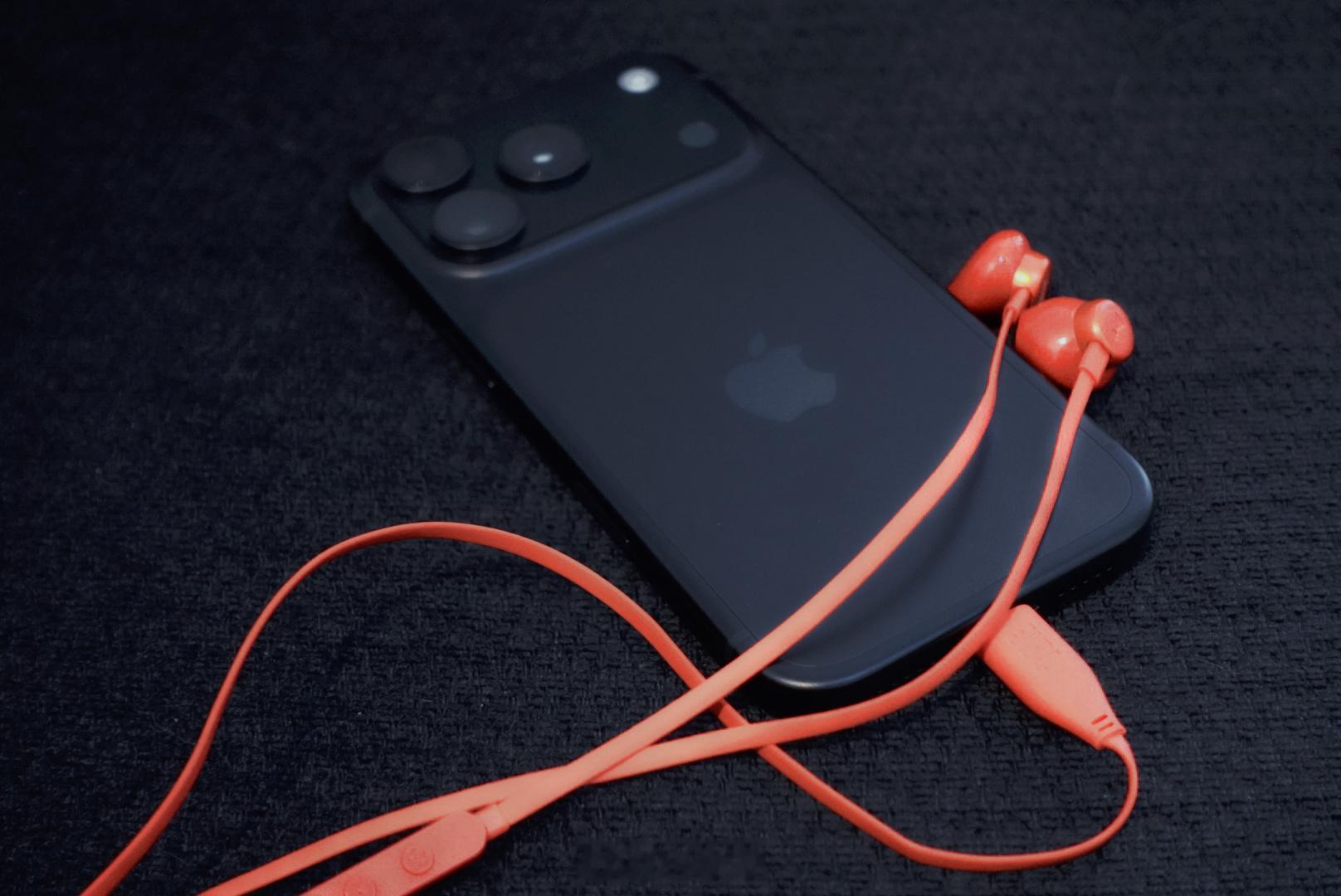 我是不是属于极其少数的搭配，黑色iPhone Pro配JBL有线耳机，还是太过于