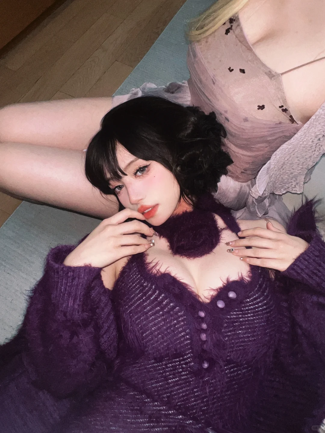 小妈说紫色很有韵味