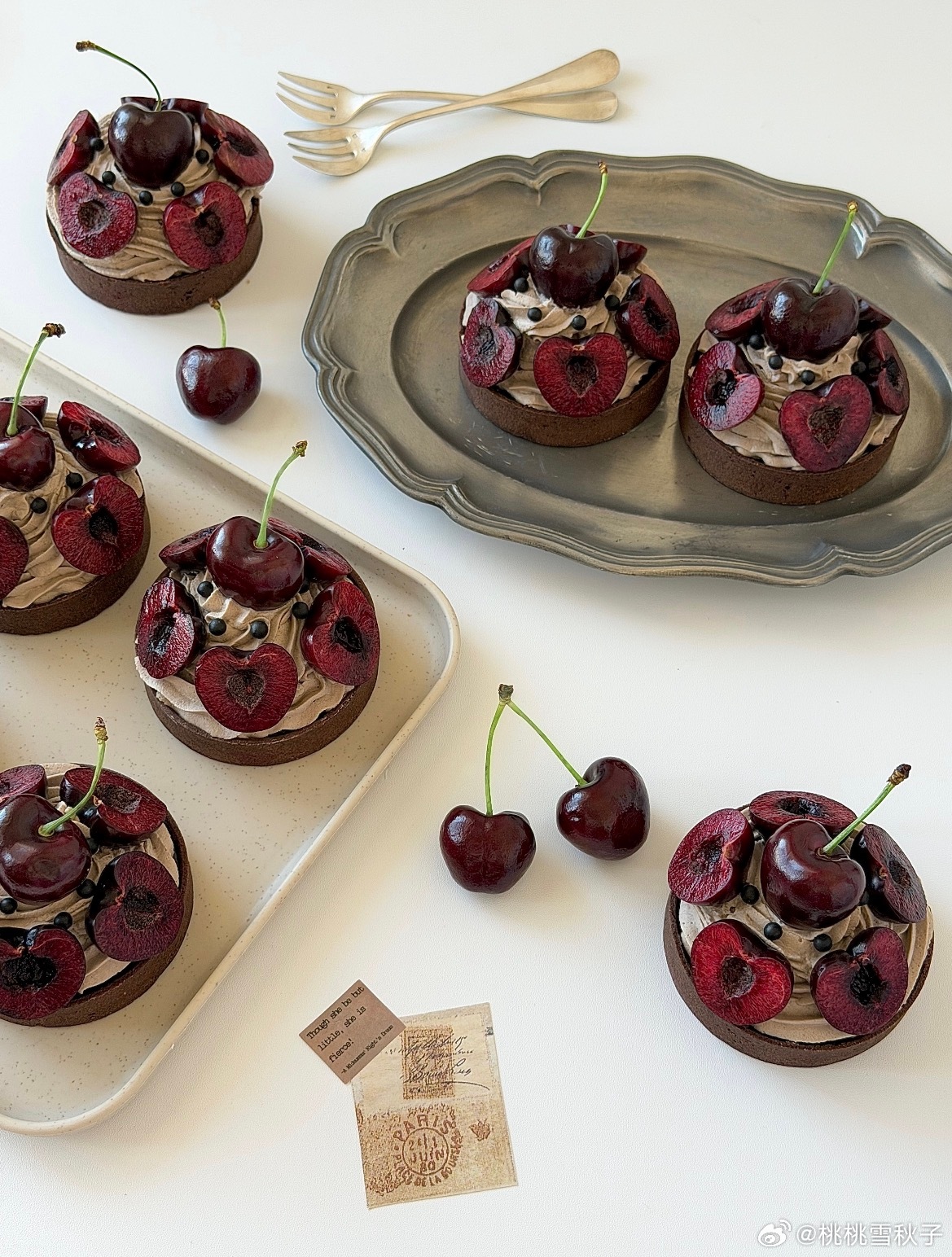 车厘子双巧可可塔让俺试试又多好吃，又到了吃车厘子的季节啦～～～车厘子还有这种吃法