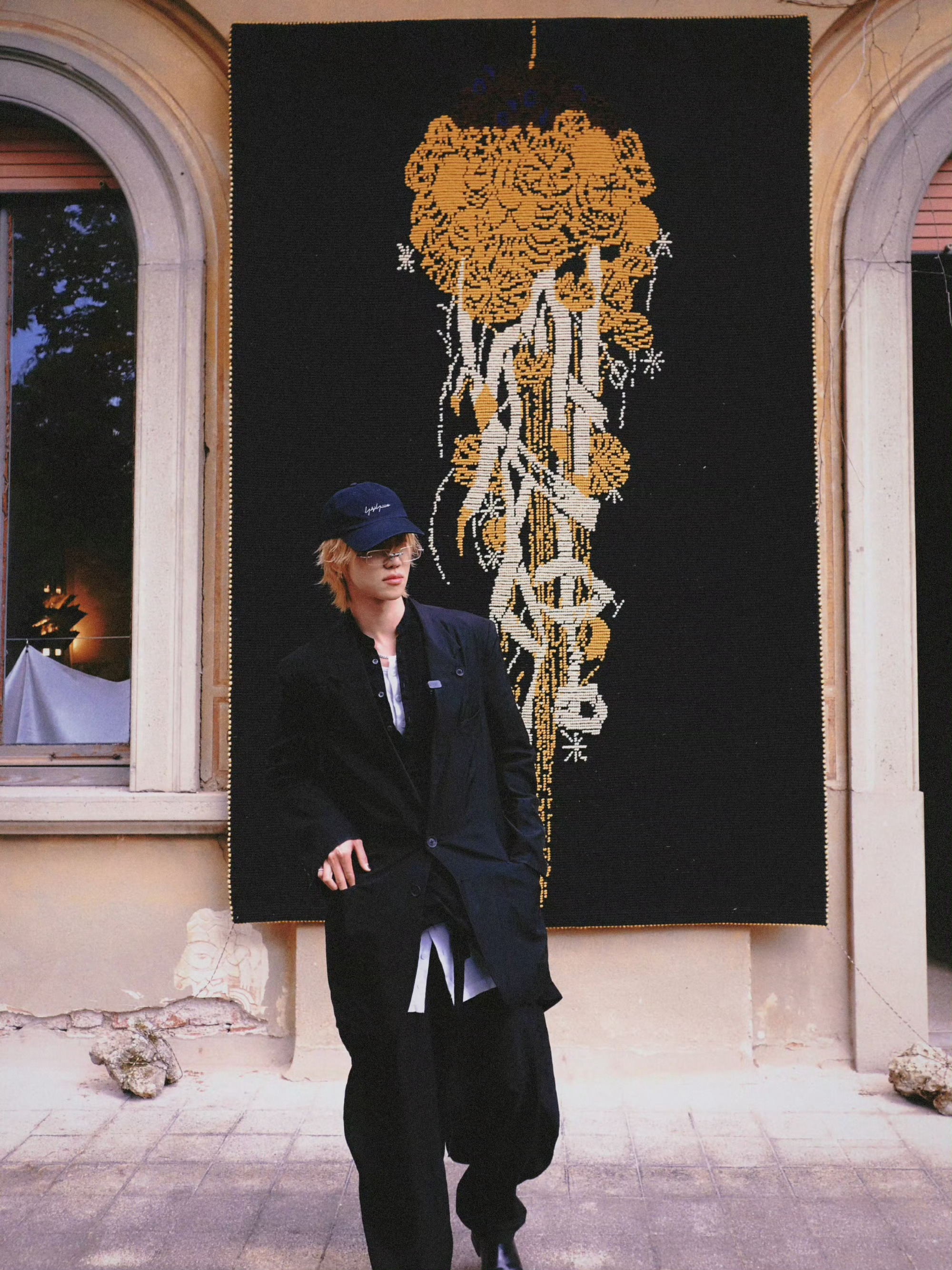 徐明浩 x 米兰设计周Milan Design Week一身Yohji Yama