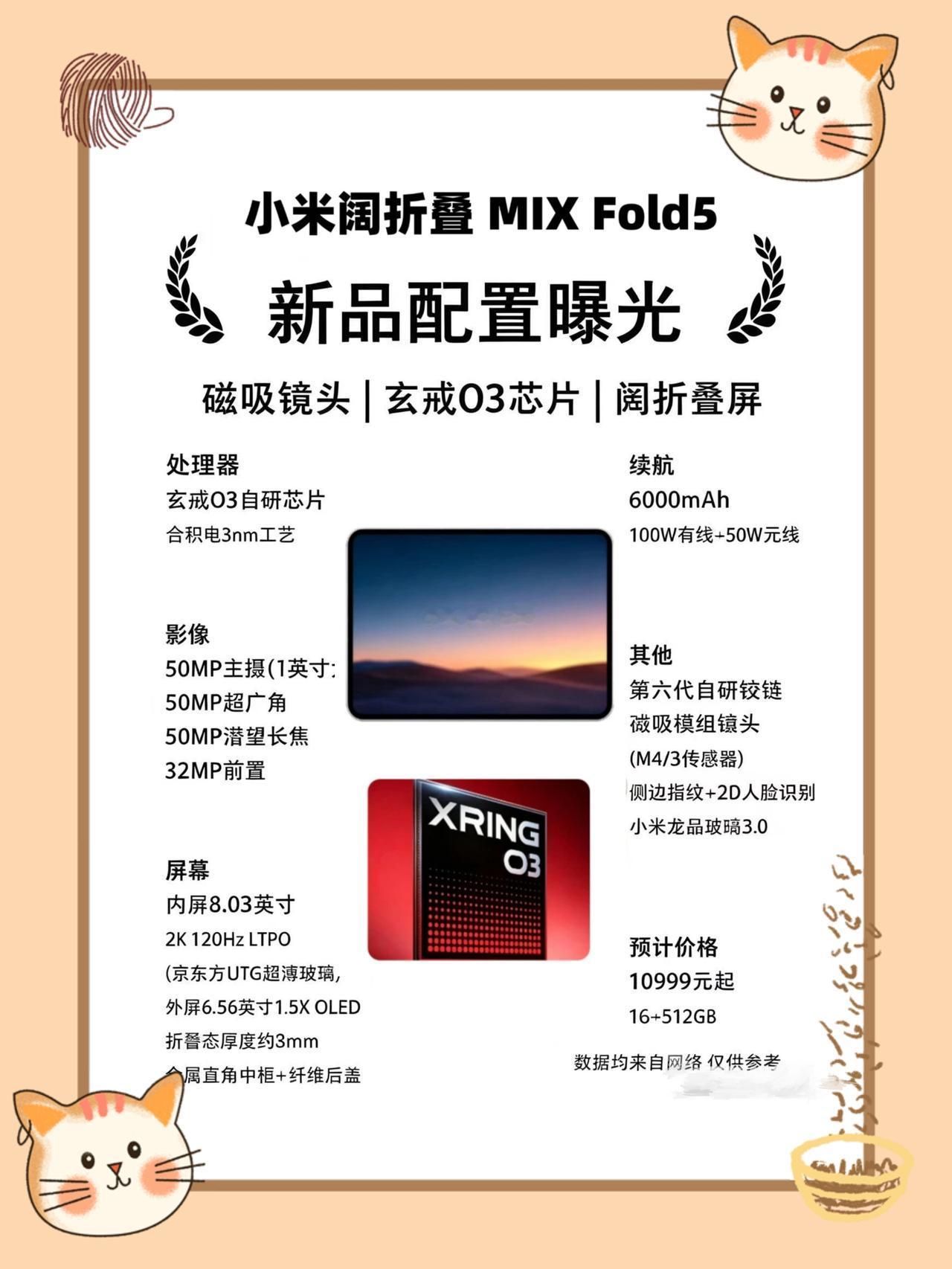 不是吧？小米也要跟着做阔折叠了❓

华子这是推起了阔折叠热潮了？
不仅苹果、三星