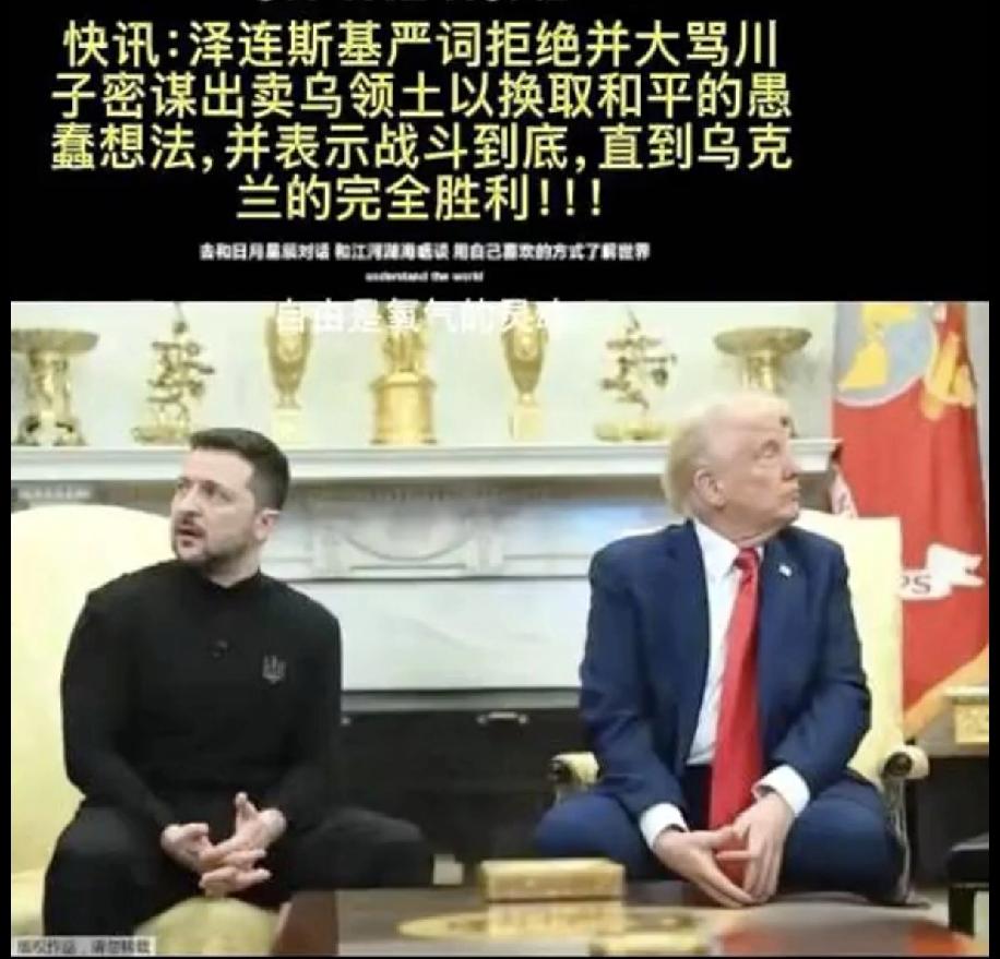 乌克兰这个欧美样板工程快玩不下去了，泽连斯基都快把白宫当公共厕所，在那里怼特朗普