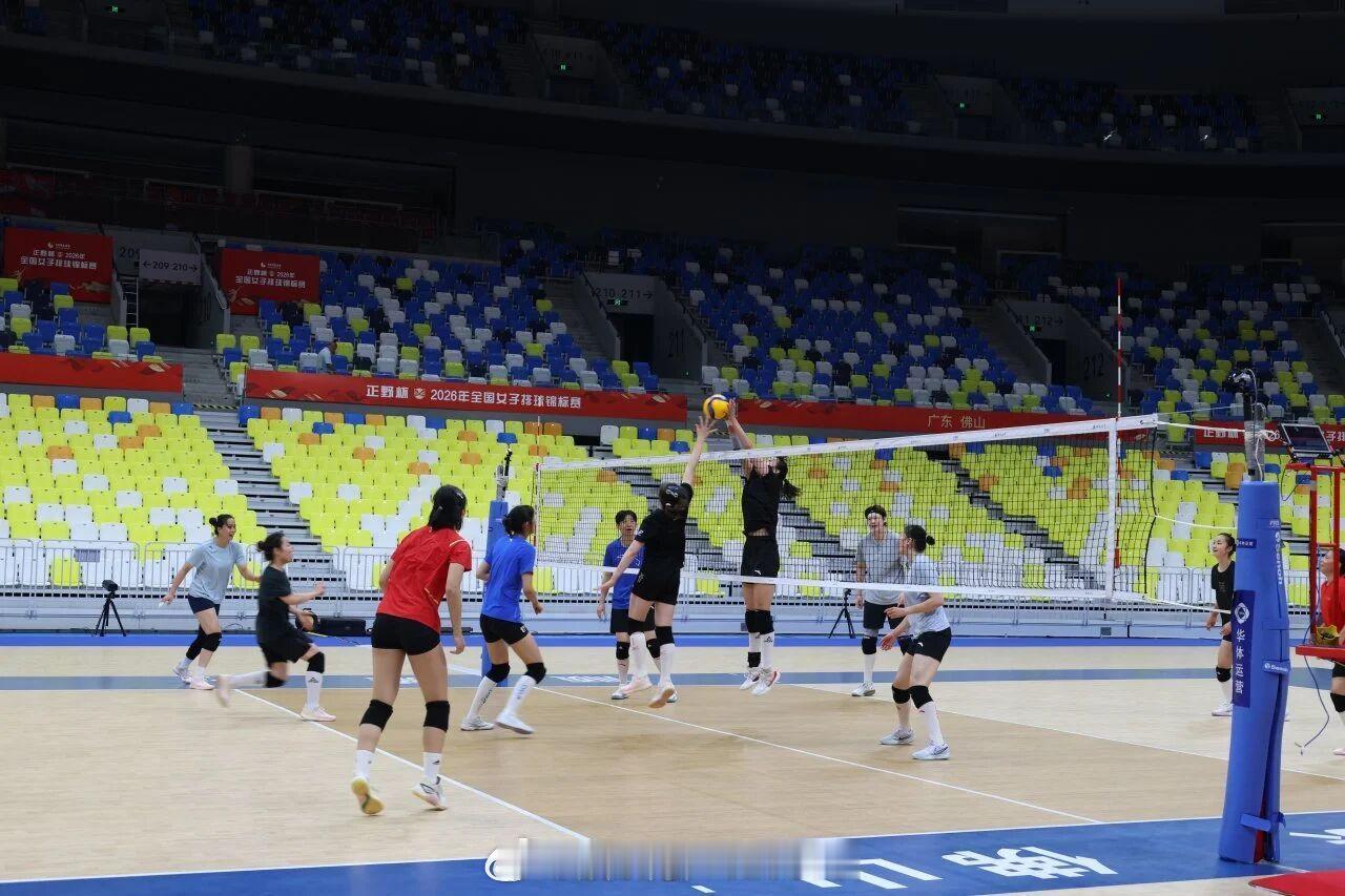 高大上的2026年全国女排锦标赛 ，地板同步VNL。（图片源自） ​​​
