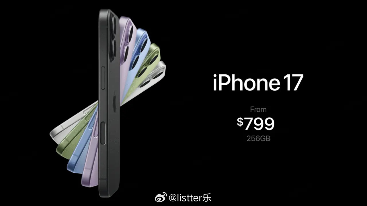 iPhone17系列价格起步价降了，而且能用国补，但pro max顶配价涨了，多