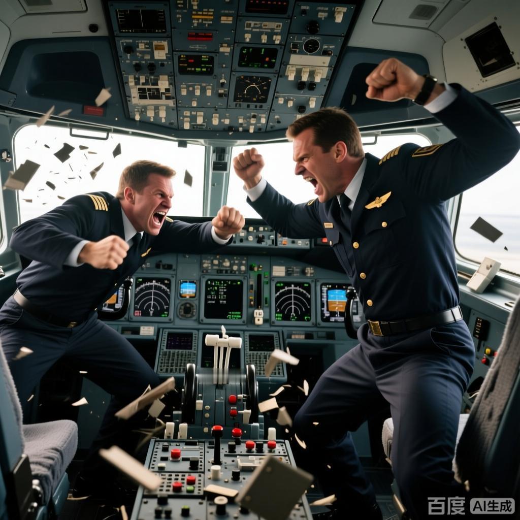 机长副机长在驾驶舱内打架，航司：涉事机长已停飞！这一令人瞠目结舌的事件瞬间在网络