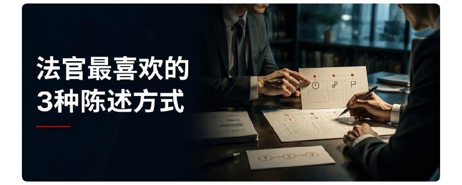 法官最认可的3种庭审陈述方式：事实清楚、逻辑完整、直奔争点
 
很多人开庭吃亏，