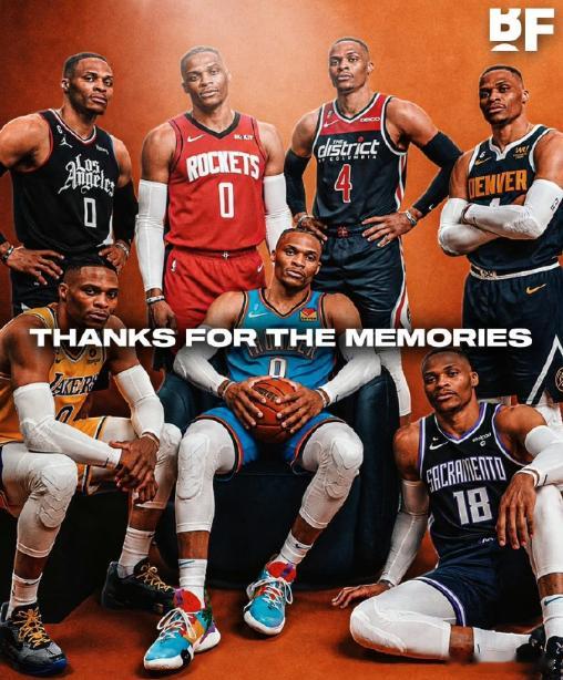 威少拒绝国王奇才报价仍选择退役NBA历史三双王谢幕  不是没人要，而是不想将就！