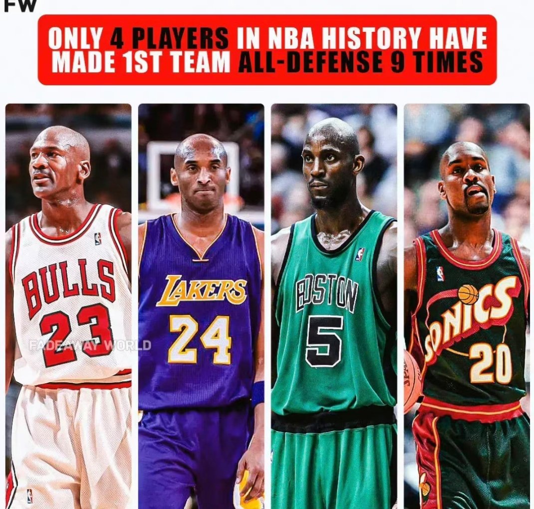 现役会有人生涯入选九次防守一阵的吗？[疑问][疑问][疑问] nba  NBA[