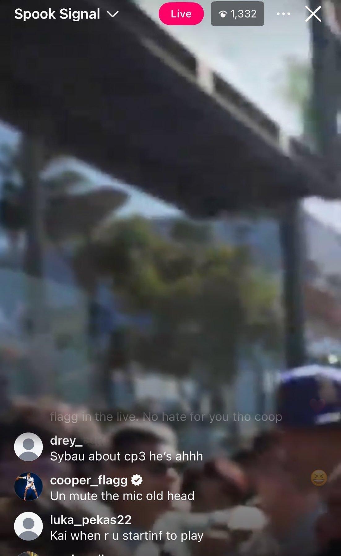 ▲欧文开ins直播忘记把麦克风开下来了▲急得弗拉格这小伙纸回复：老伙计，麦克风静