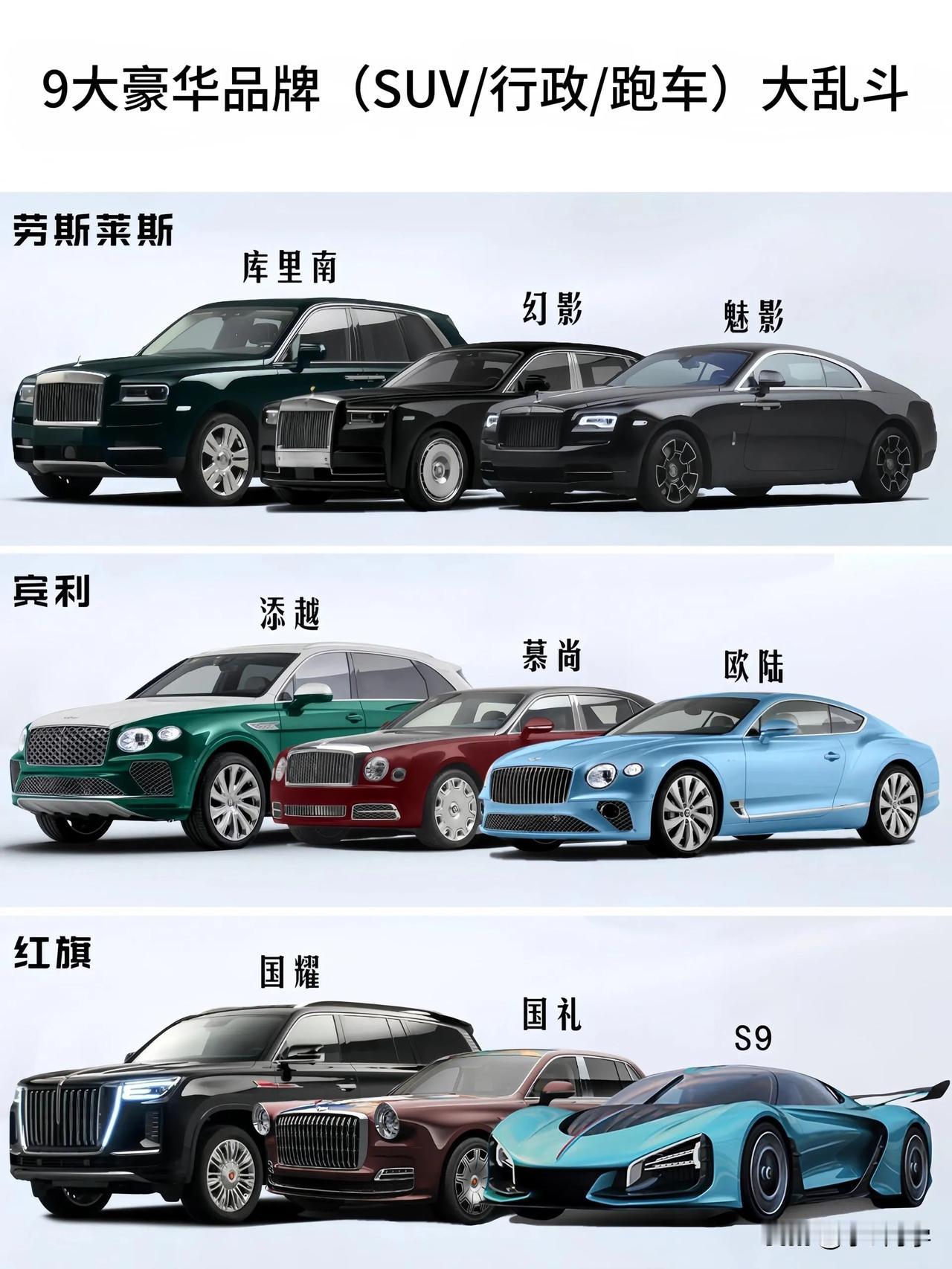 豪车党速进！9大品牌王炸组合，哪组对你的胃口呢？
 
豪华车圈组团炸场💥 劳斯