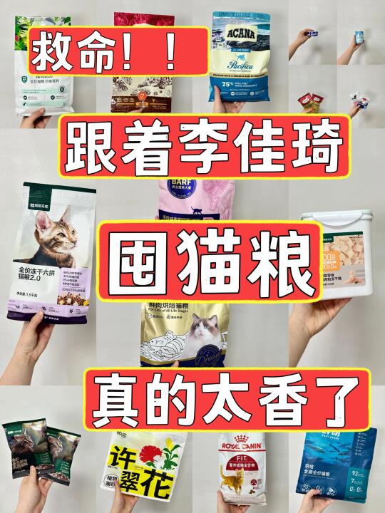 李佳琦618猫粮怎么选？看这篇就够了!