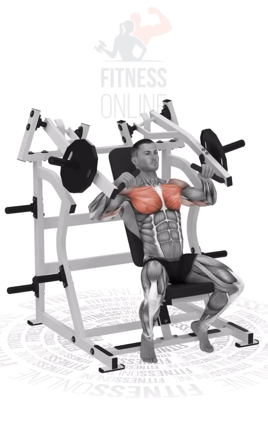 一张图看懂练胸！5个动作全覆盖✅