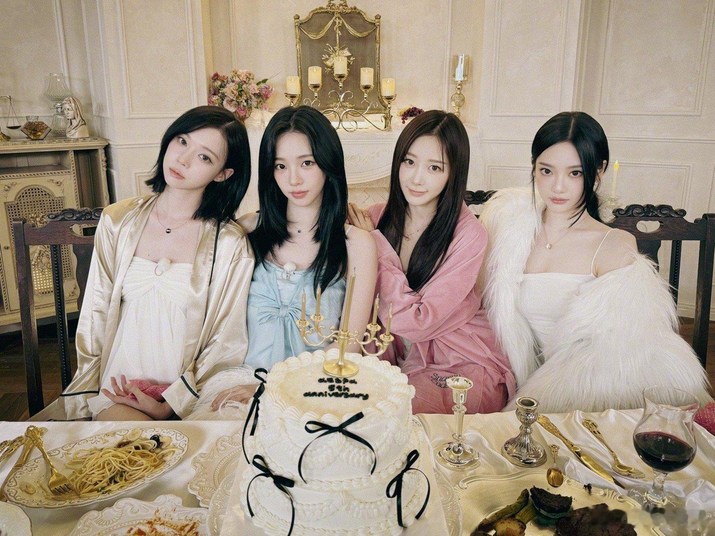 aespa官方更新出道五周年合照，五周年出道粗卡！ 