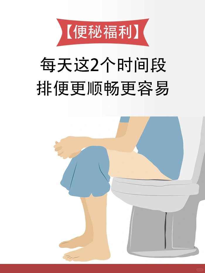 每天这2个时间段排便💩更顺畅更容易