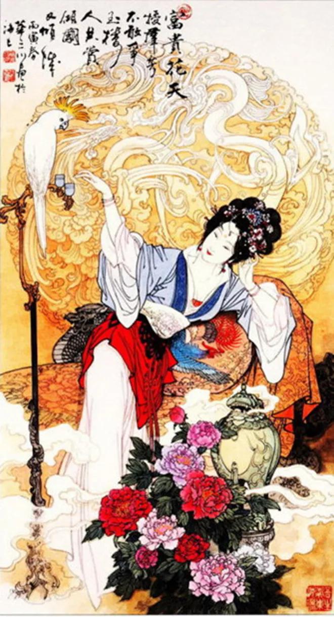 连环画大师华三川仕女画欣赏4