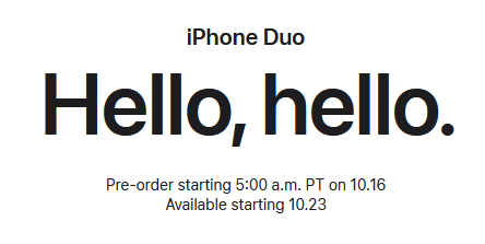 怎么美国人民预约 iPhone Duo 是在凌晨五点。。。 ​​​