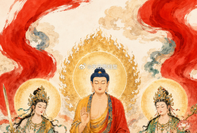 身体无病，便是大福；心中无忧，即是真禅。祈愿华严三圣护佑，斩断病根，百毒不侵，让