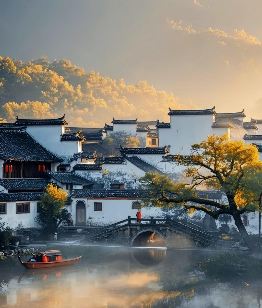 第一次对中式美学有了实感 古琴的声音很低，低到你以为它停了，它又响一下。像月光洒